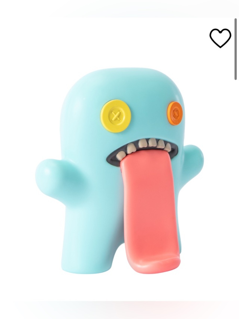 NWT Fuggler Oogah Boogah Figure - Teal Body with Pink Tongue TURQUOISE
